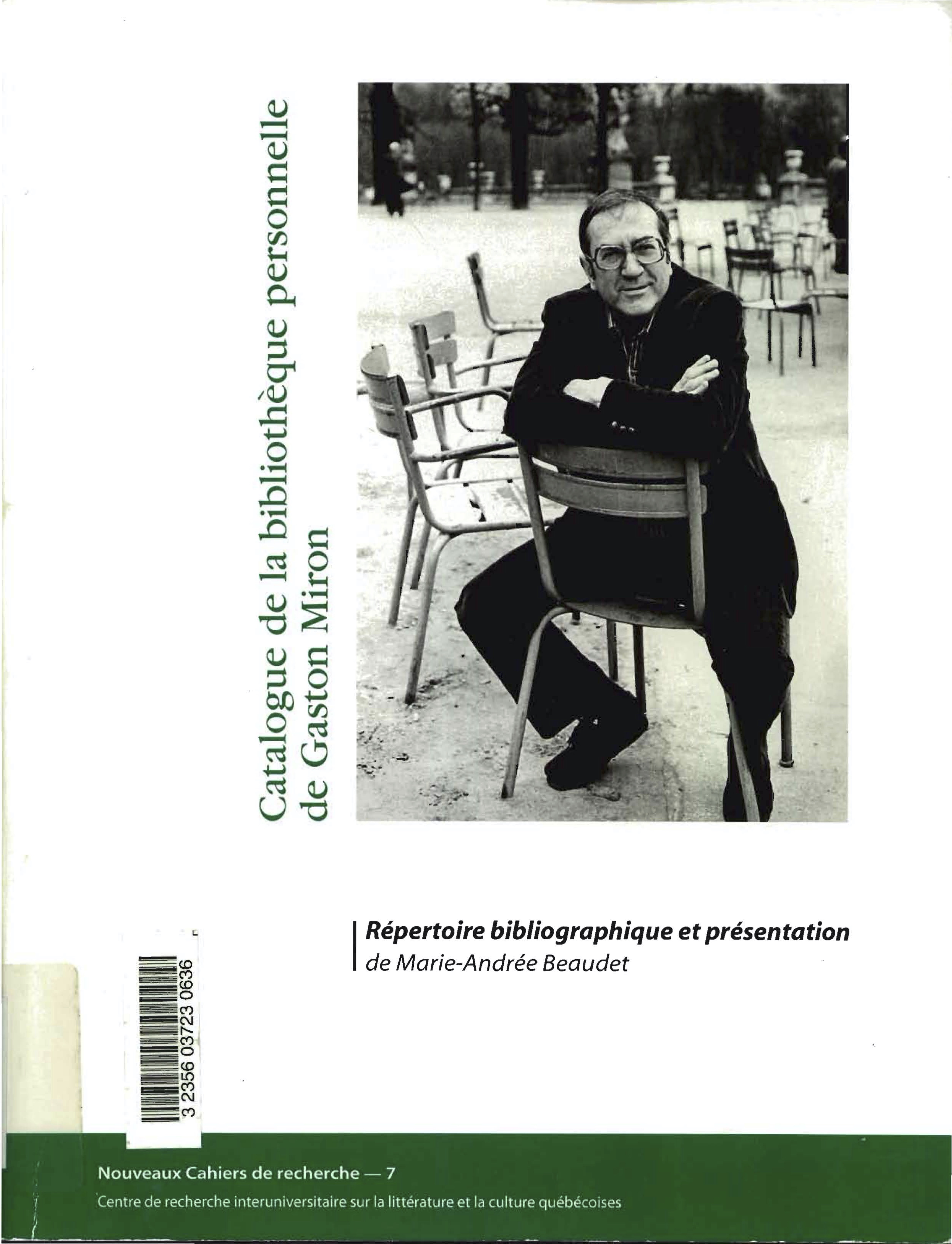 Page couverture de la publication